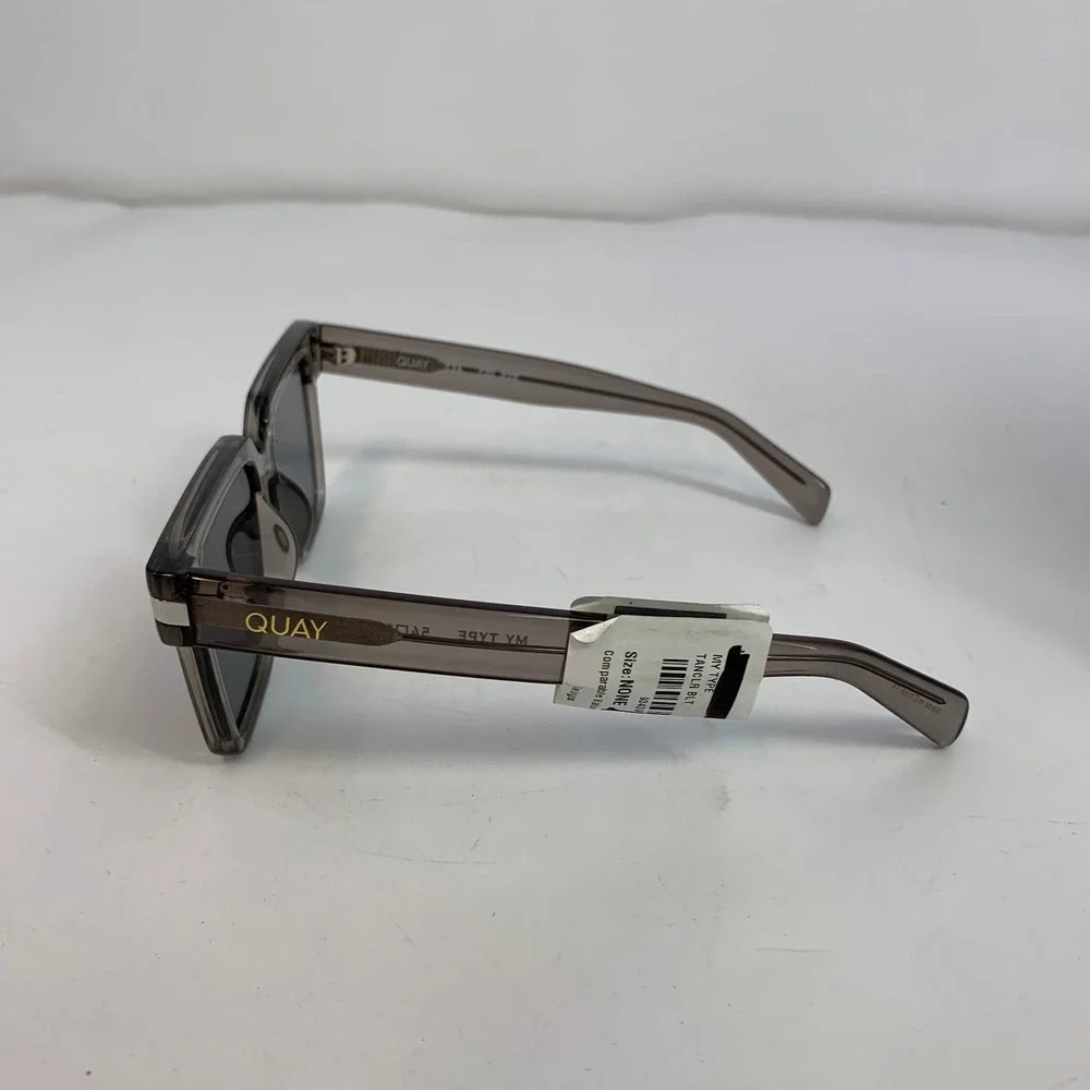 QUAY My Type Sunglasses Tort Clear Blue Light‎ Square Frames Fashion Shades